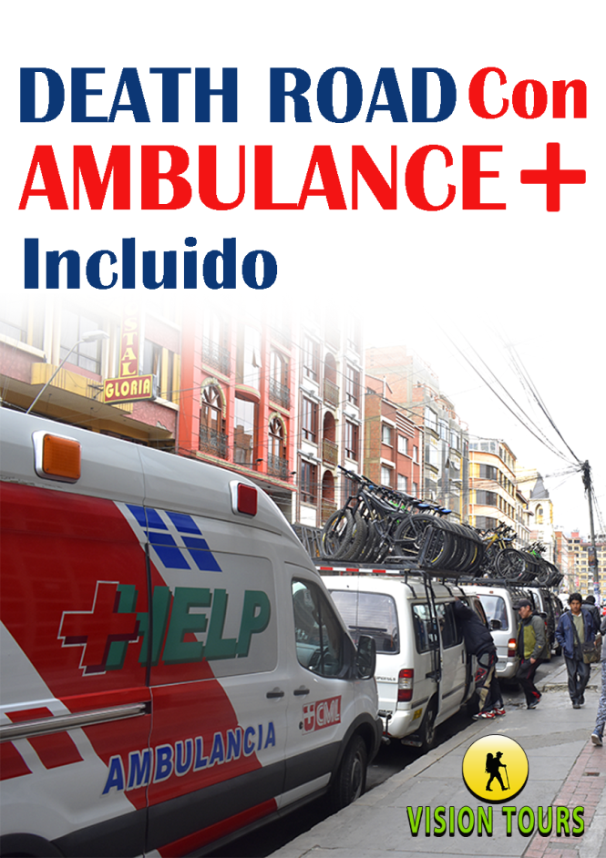death road vision tours ambulance first aid dangerous road coroico machu pichu uyuni chiquitania bolivia 2